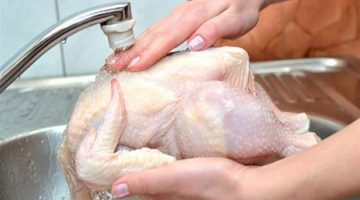 عادة خطيرة يفعلها الجميع.. الأطباء يحذرون من خطورة غسل الدجاج بالماء قبل الطهي وهذه طريقة التخلص من الزفارة نهائيا